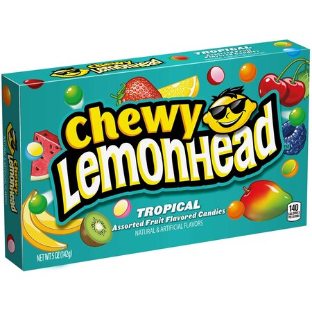 Lemonhead Chewy Lemonhead Trop Ftre Bx 5 oz., PK12 13265